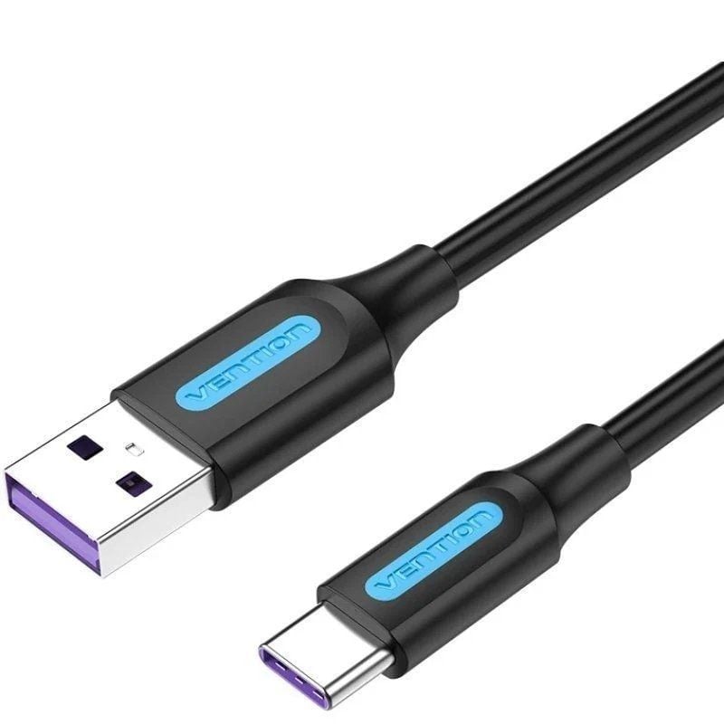 Cable USB 2.0 Tipo-C Vention  USB 100W 25cm