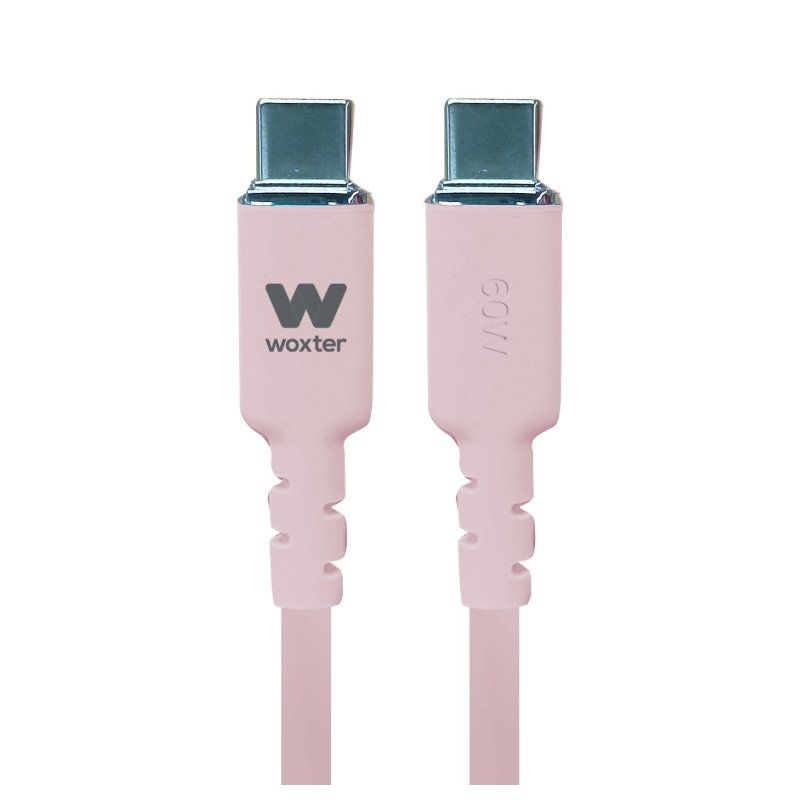 CABLE USB TIPO C WOXTER 60W ROSA