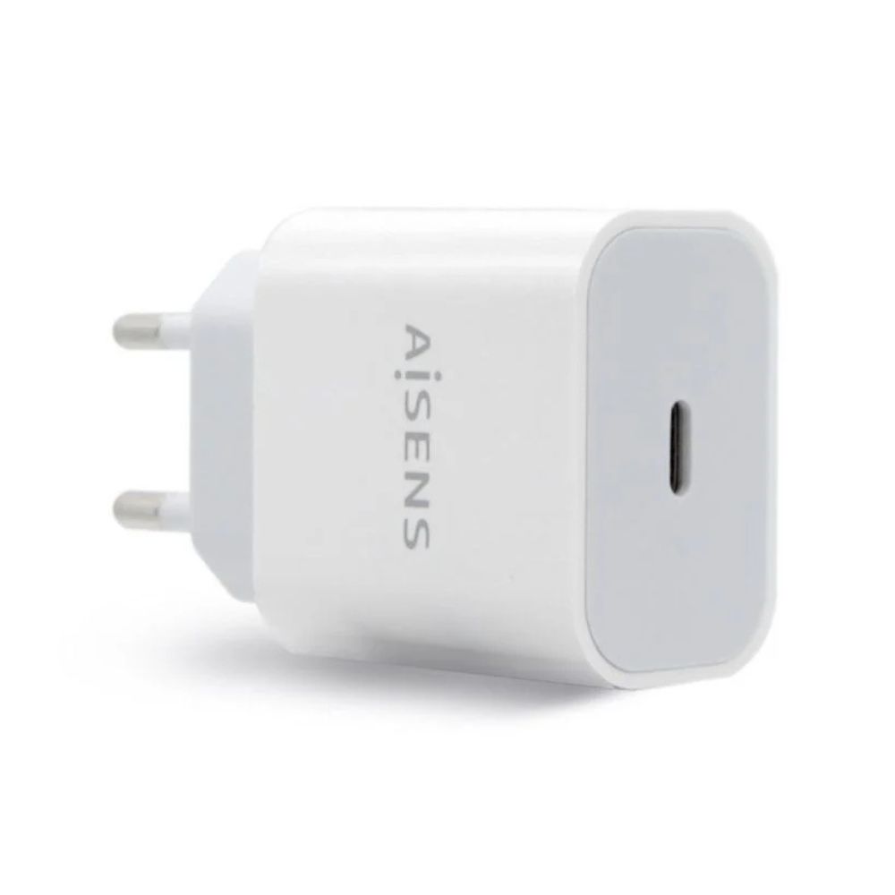 Cargador de Pared Aisens  1xUSB Tipo-C/ 20W
