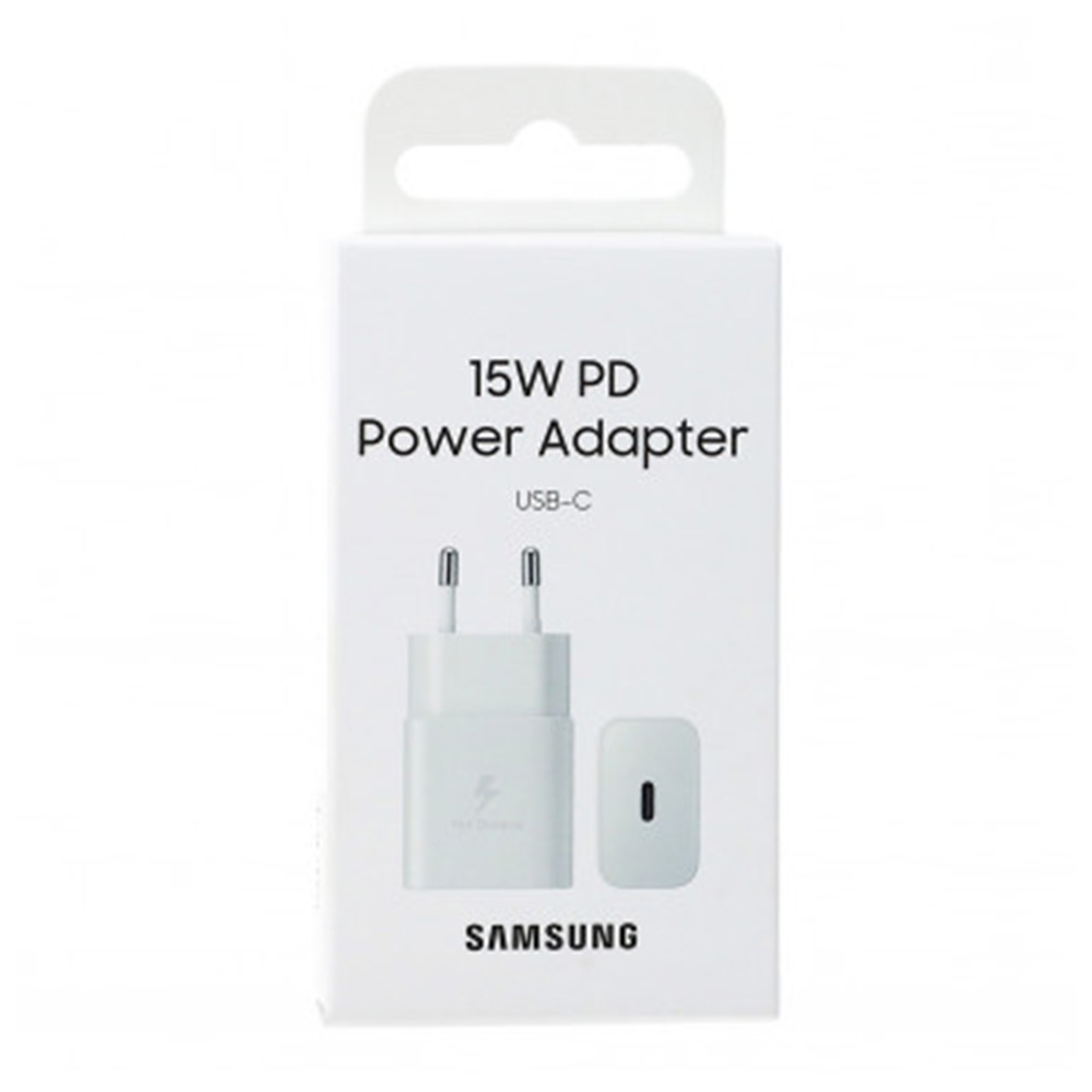 CARGADOR SAMSUNG TIPOC 15W ( SIN CABLE) BLANCO