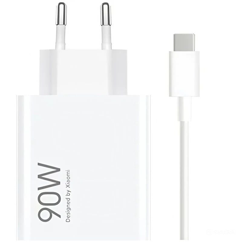 CARGADOR XIAOMI 90W 1XUSB +CABLE USB TIPOC