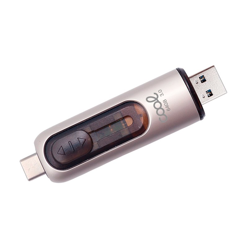 Pen Drive USB x64 GB 3.0 COOL Tipo-C / USB(2 en 1)