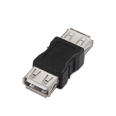 Adaptador USB 2.0 Aisens  USB Hembra - USB Hembra