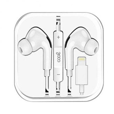 AURICULARES BLANCOS COOL  LIGHTNING BLUETOOTH