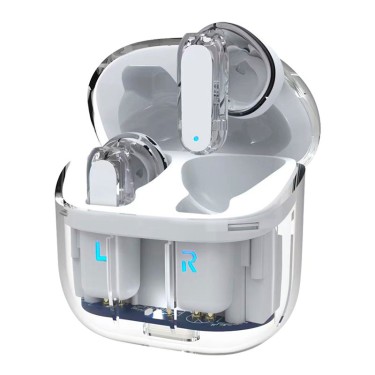 AURICULARES BLUETOOTH DUAL POD COOL CRYSTAL BLANCO