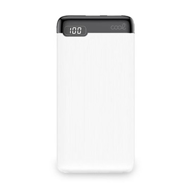 BATERIA EXTERNA UNIVERSAL 10.000 mAh SLIM BLANCO
