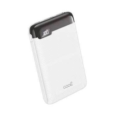 Bateria Power Bank 5000 mAh Display COOL 10WBLANCO