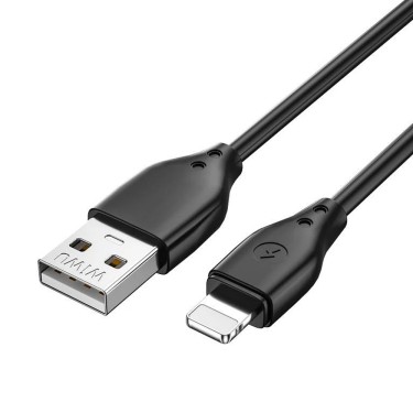 CABLE DATOS USB WIWU A LIGHTNING 12W 1m NEGRO