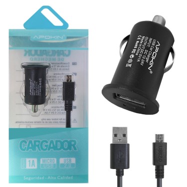 CARGADOR COCHE MICRO USB 1A