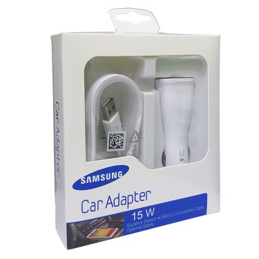 CARGADOR COCHE MICROUSB CARGA RAPIDA SAMSUNG ORIG.