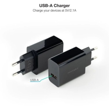 Cargador de Pared Nanocable 10.10.2004/ 1xUSB/ 2.1