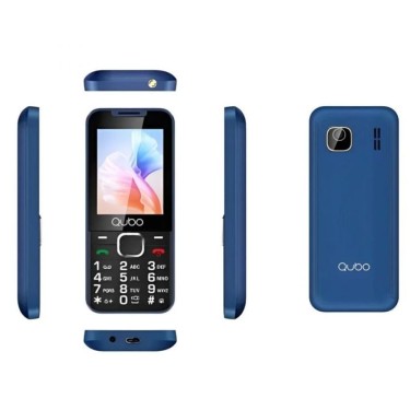Móvil Qubo X-240BL para Personas Mayores/ Azul