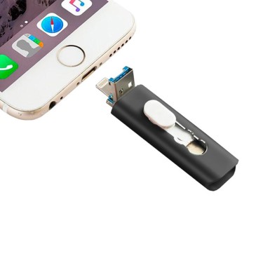 PENDRIVE USB 128GB COOL  LIGHTNING/TIPOC
