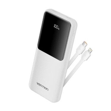 Powerbank 10000mAh Vention FHOW0/ 22.5W CON CABLES