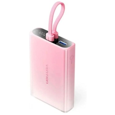 Powerbank 10000mAh Vention FHZP0/ 22.5W/ Rosa