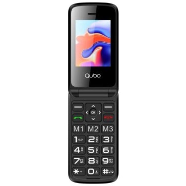 Qubo X-247 4G para Personas Mayores/ Negro y Azul